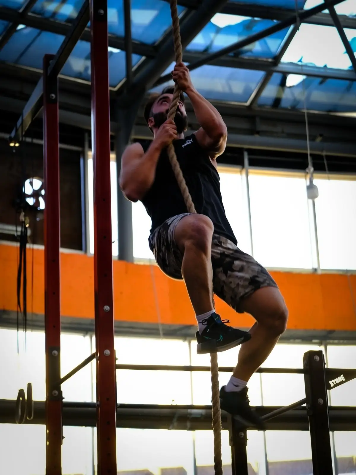 Halat ve jimnastik hareketleri de WOD’un parçası.
